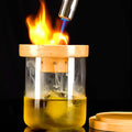 Whisky Smoker Kit with Solid Wood Lid and 5 Flavour Wood Chips for Cocktails and Beer - view 5