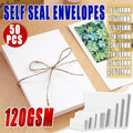 White Business Envelopes with Pre-Printed Postcode, 50 Pack - Size 7N 230 x 160mm - view 2