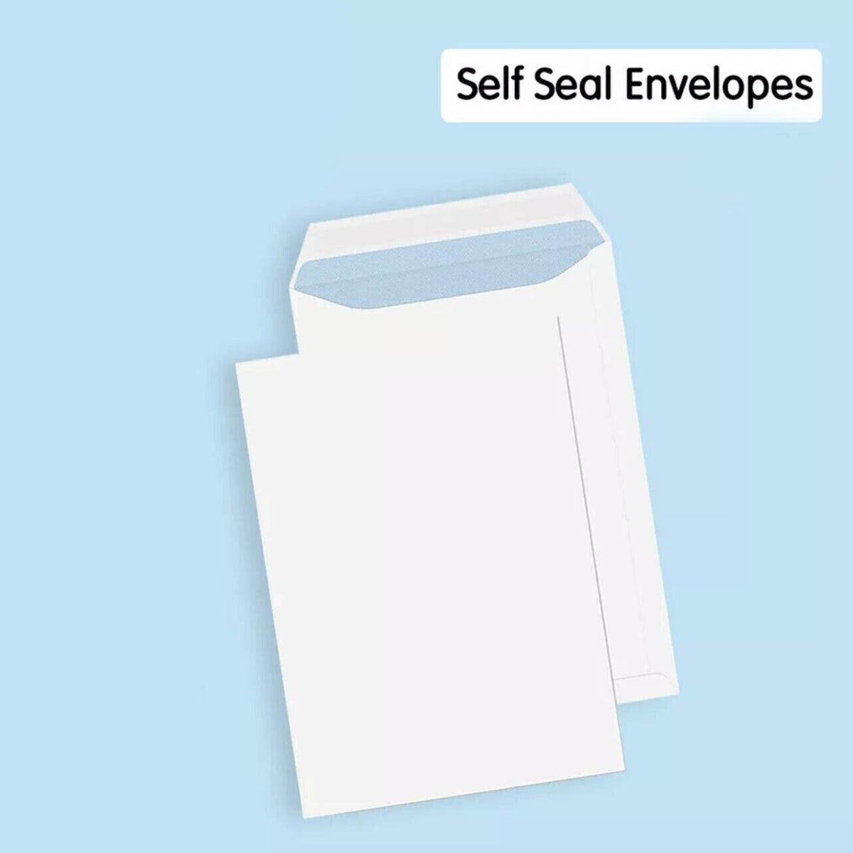 White Business Envelopes with Pre-Printed Postcode, 50 Pack - Size 8N 250 x 160mm - view 4