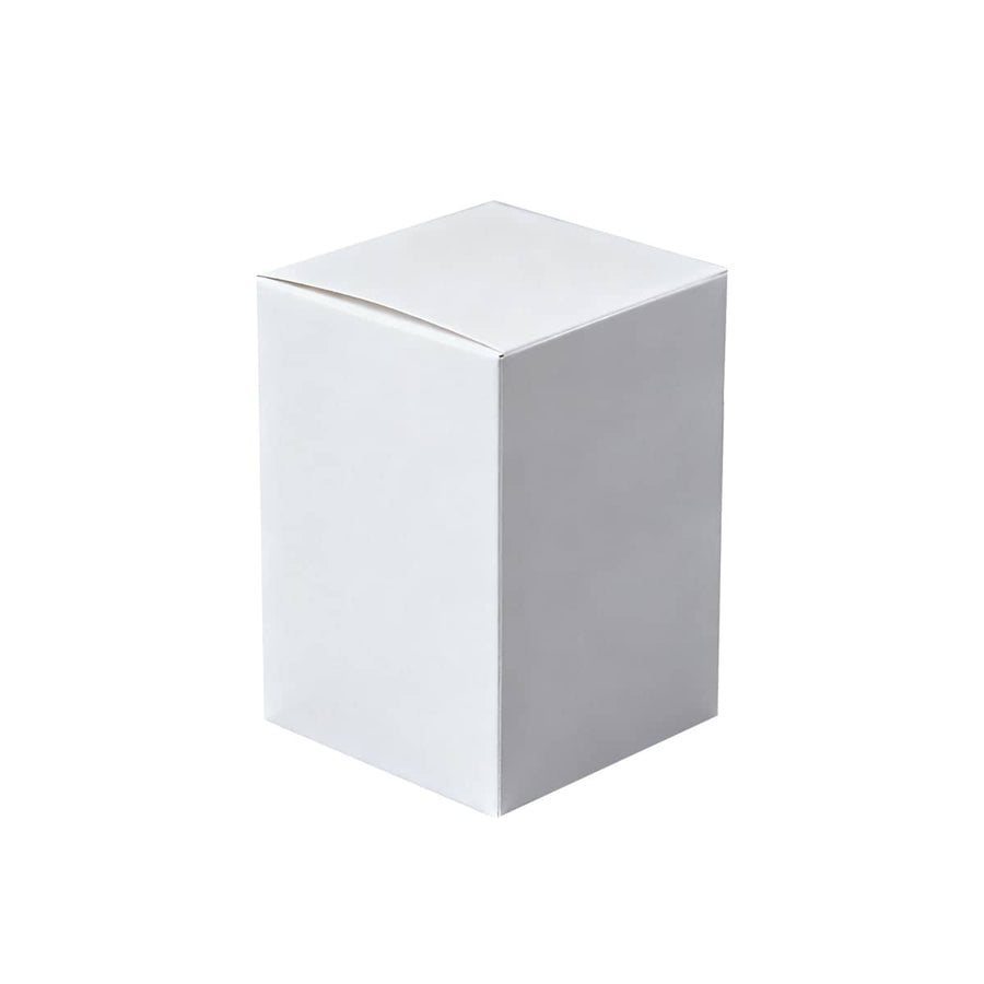 White Cardboard Gift Boxes for Birthday, Christmas and Craft, Pack of 50 - 10 x 10 x 15 cm