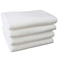 White Cotton Bath Towels, Pack of 6 - 80 x 160 cm, Plain Design - view 3