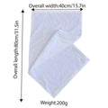 White Cotton Hotel Face Towels 80 x 40 cm, Pack of 6 - Patternless, 200 g - view 4