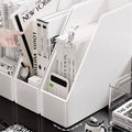 White Desk File Holder with Detachable Hanging Box - Set of 3 - view 4