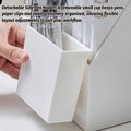 White Desk File Holder with Detachable Hanging Box - Set of 3 - view 5