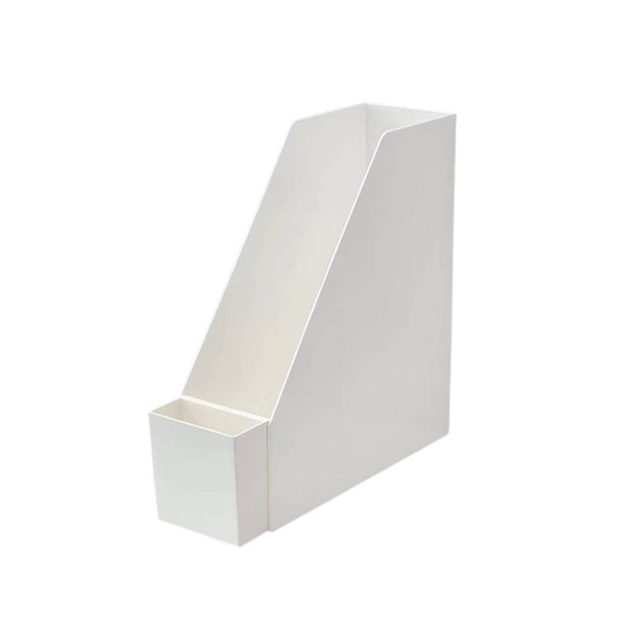 White Desk File Holder with Detachable Hanging Box - Single Set