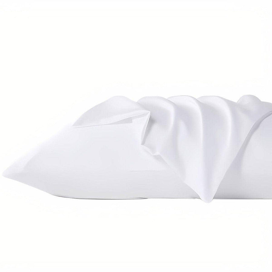 White Hotel Pillowcase 80 x 50 cm - Cotton Satin, 300 Thread Count (60s x 40s)
