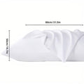White Hotel Pillowcase 80 x 50 cm - Cotton Satin, 300 Thread Count (60s x 40s) - view 3