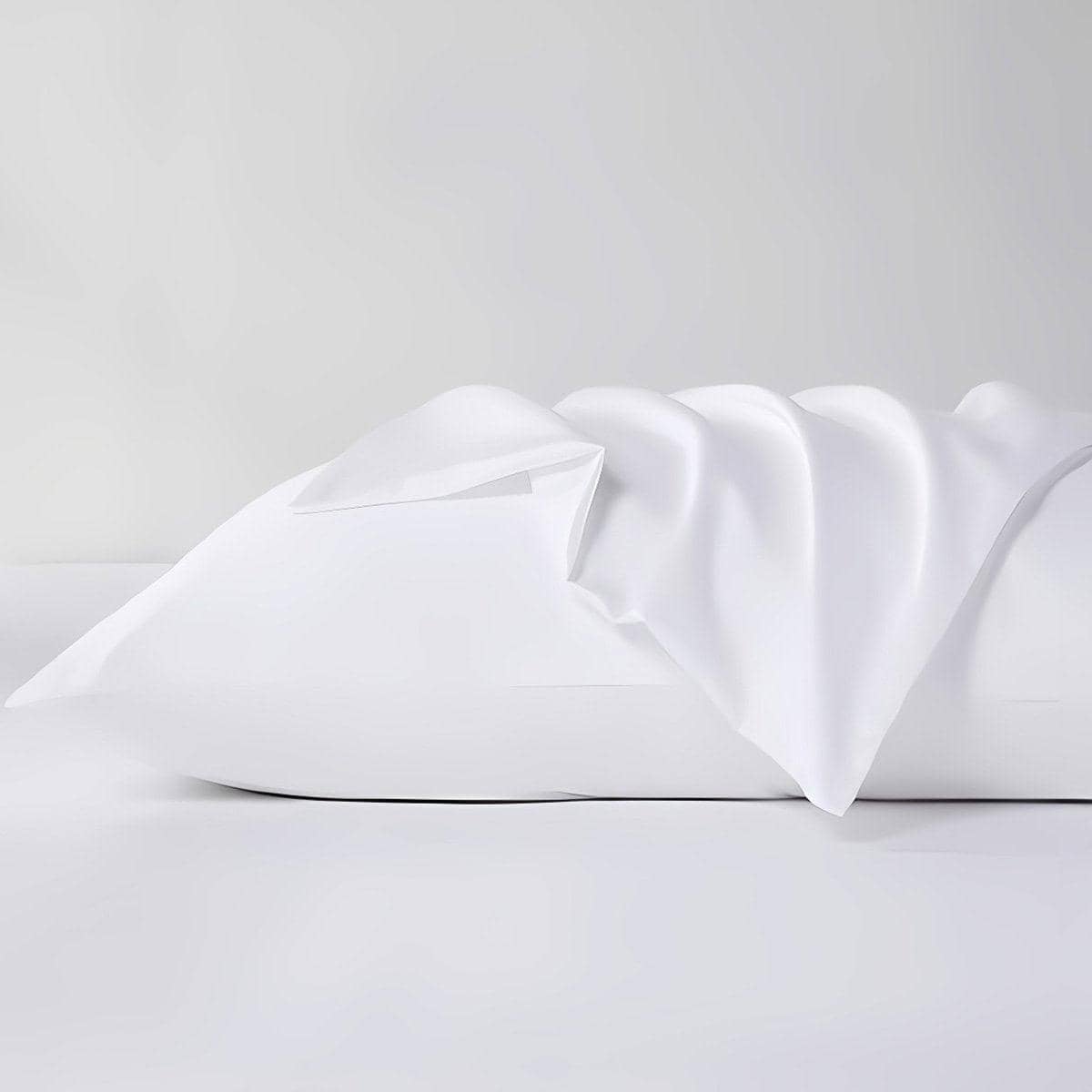White Hotel Pillowcase 80 x 50 cm - Cotton Satin, 300 Thread Count (60s x 40s) - view 4