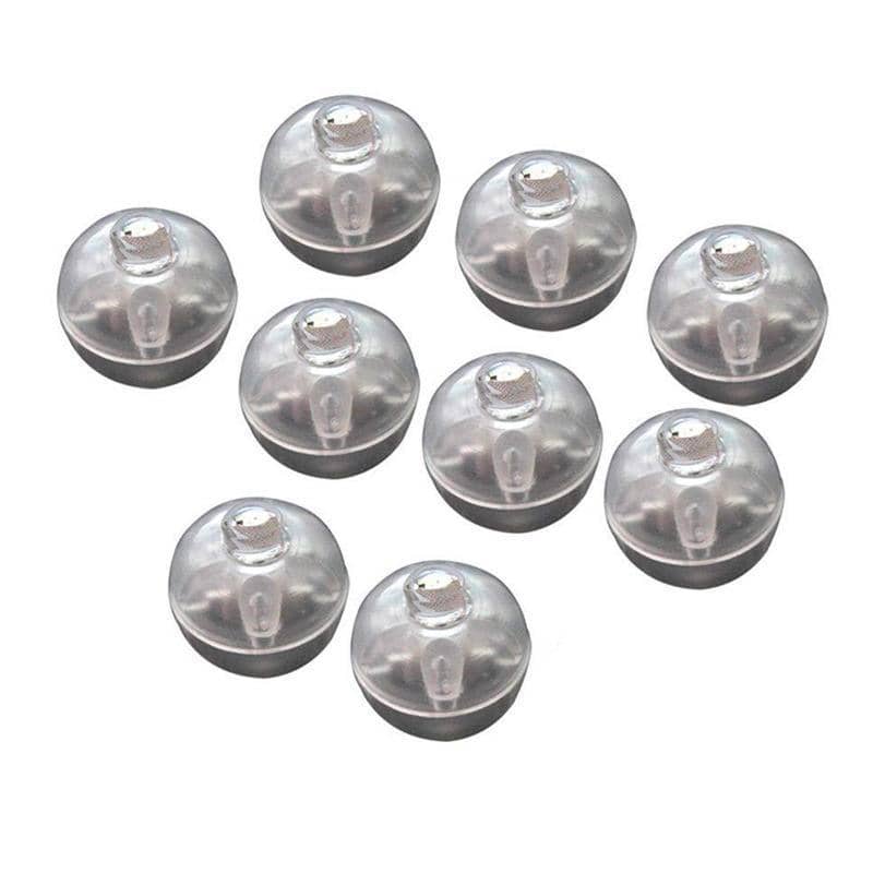White LED Balloon Lights for Parties and Weddings - Pack of 10 - view 3