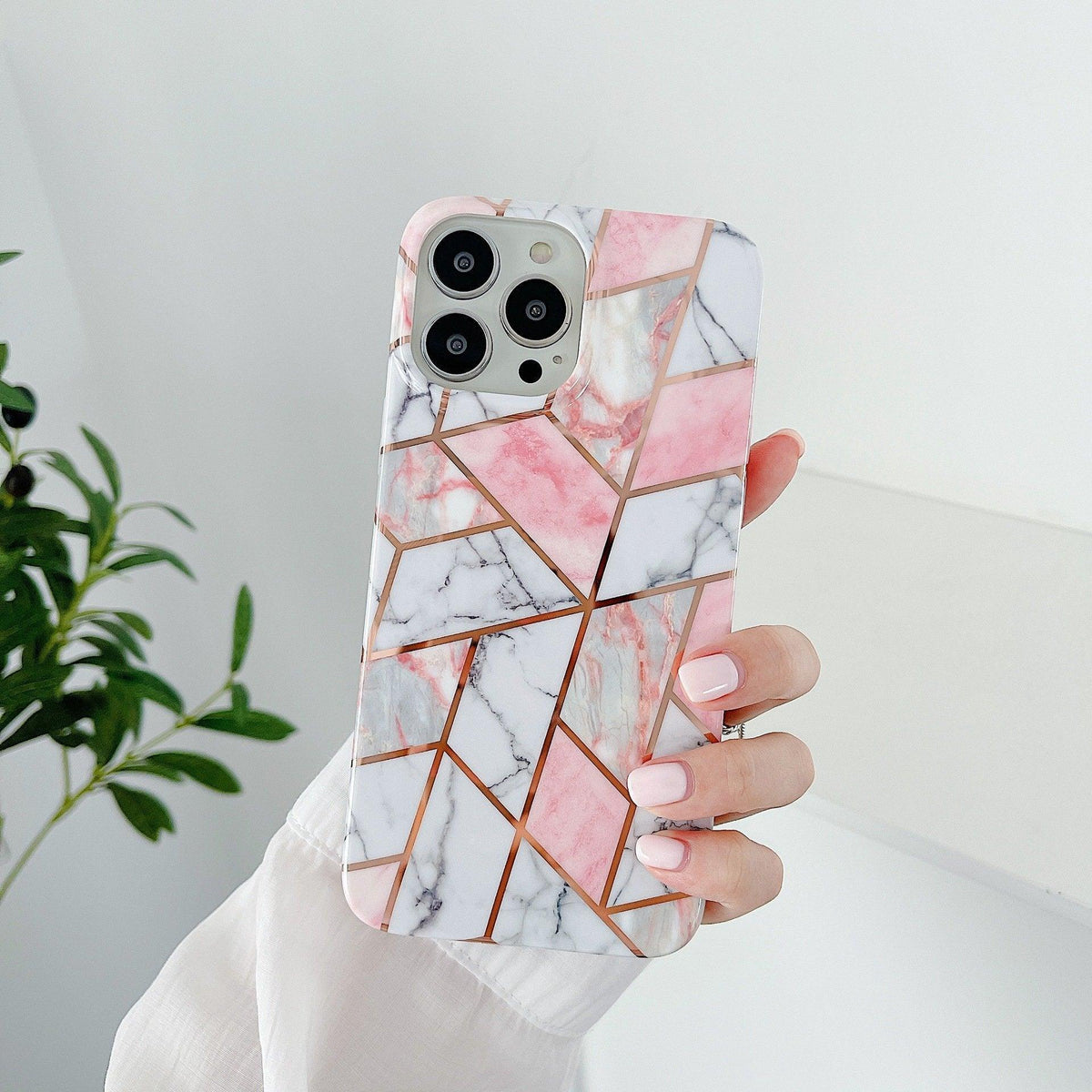 White Marble Shockproof Silicone Phone Case - For iPhone 11 Pro Max - view 8