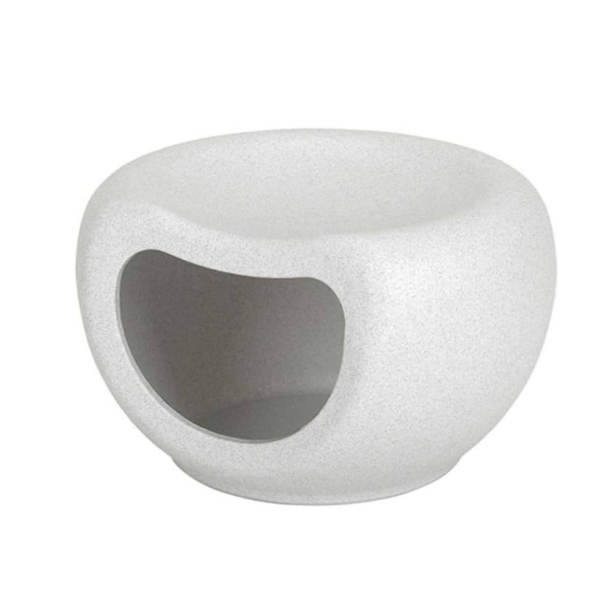 White Plastic Pet Nest Stool for Cats and Small Dogs - view 2
