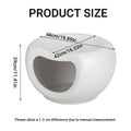 White Plastic Pet Nest Stool for Cats and Small Dogs - view 3