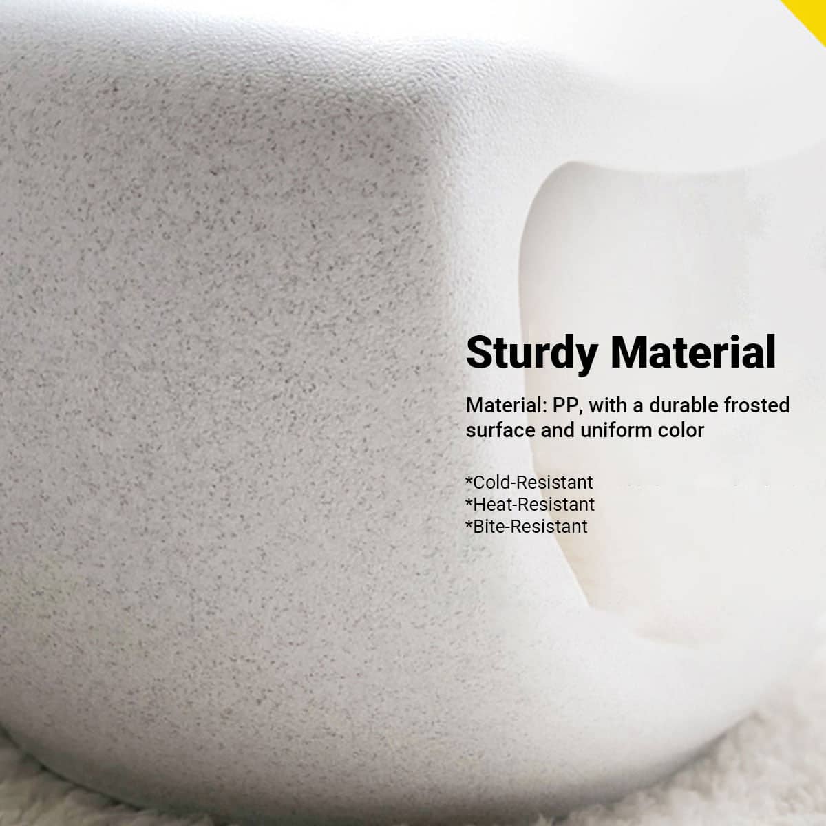 White Plastic Pet Nest Stool for Cats and Small Dogs - view 4