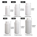 White Plastic Reagent Sample Bottles, Pack of 50 - 500ml - view 4