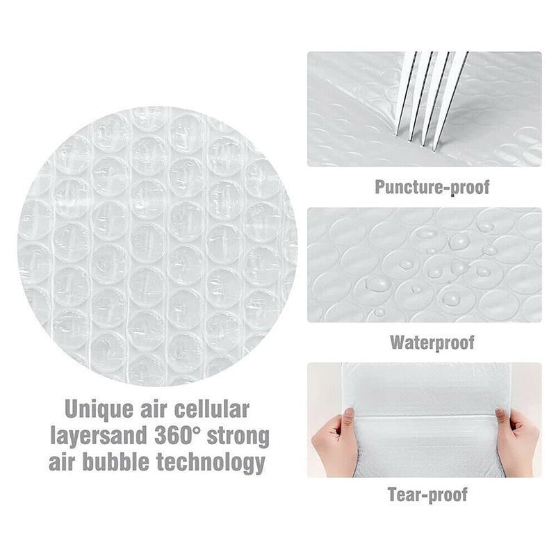 White Poly Bubble Mailers - 13 x 13 cm, 25 Pack - view 4