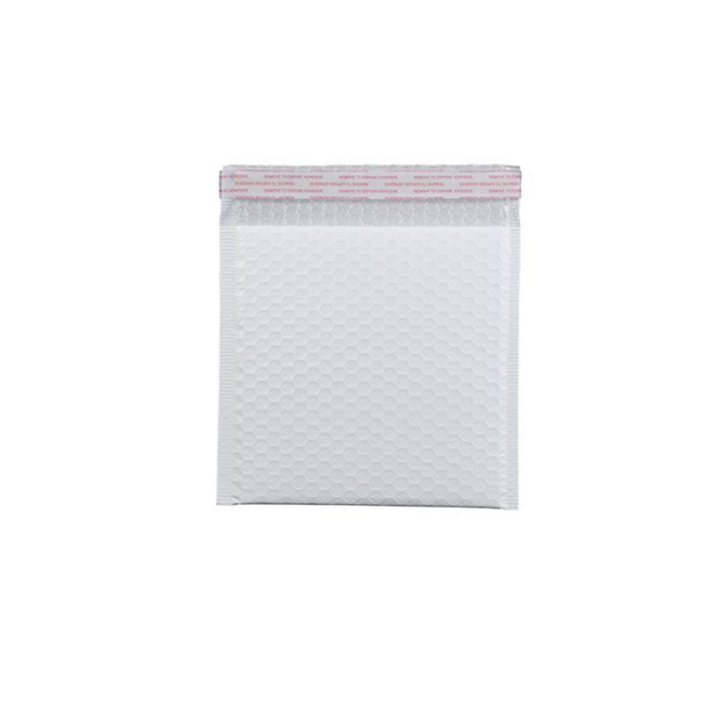 White Poly Bubble Mailers - 17 x 17 cm, 25 Pack