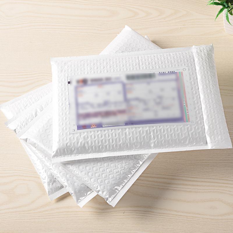 White Poly Bubble Mailers - 20 x 24 cm, 25 Pack - view 6