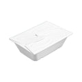 White Pulp Salad Boxes with Lid, Pack of 50 - 1050 ml
