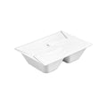 White Pulp Salad Boxes with Lid, Pack of 50 - 950 ml