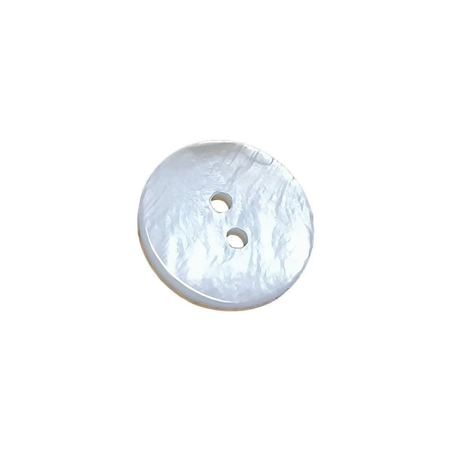 White Shell Shirt Buttons, Pack of 20 - 11.5 mm