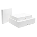 White Shirt Packaging Boxes 350g Cardboard - 11 x 8.5 x 1.5 Inch (27.9 x 21.6 x 3.8 cm), Pack of 25 - view 3