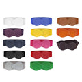 Wide Elastic Waist Belt for Women with Faux Leather Buckle - White - view 3
