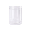 Wide Mouth Plastic Food Storage Containers, Pack of 50 - 8.5 cm Wide, 15 cm High