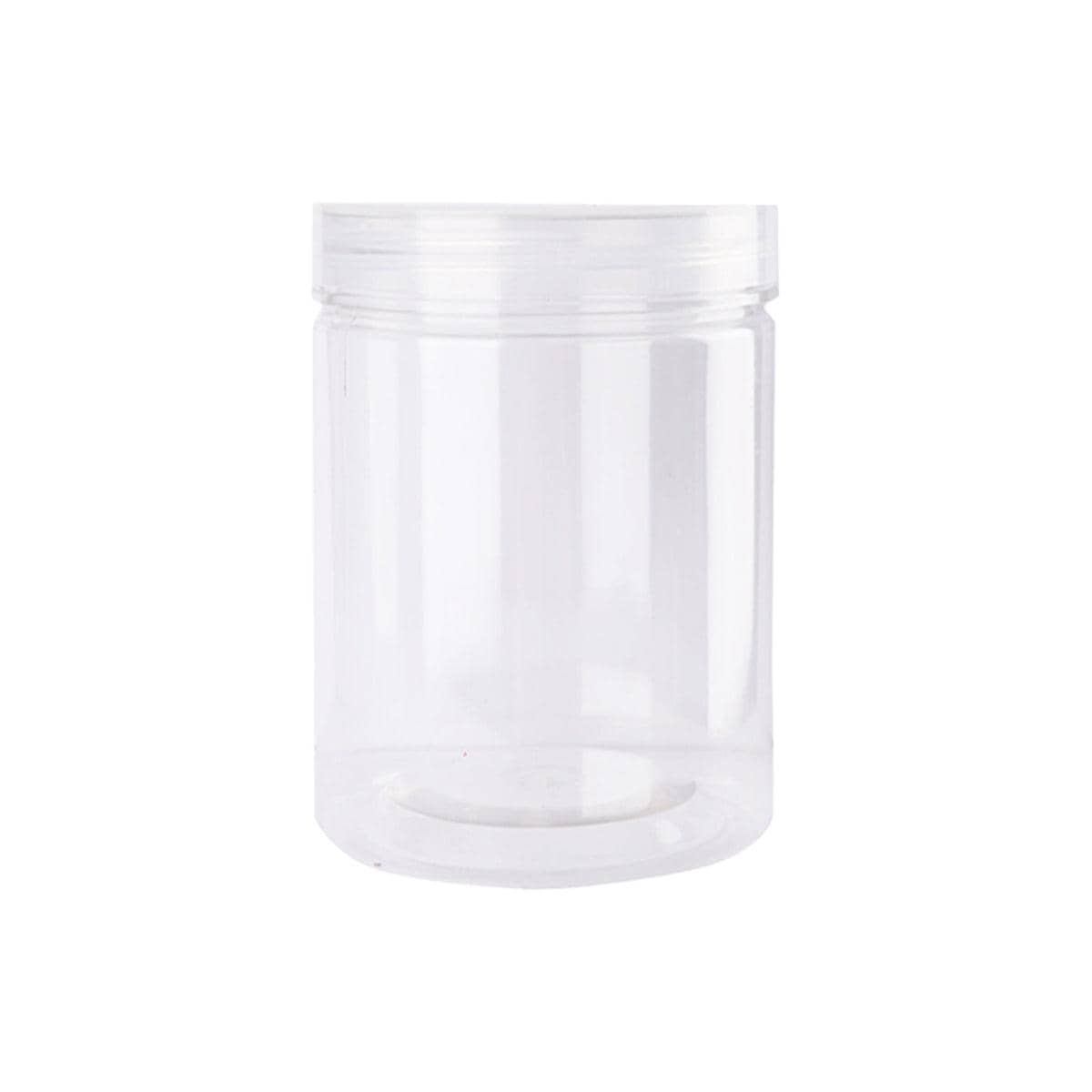 Wide Mouth Plastic Food Storage Containers, Pack of 50 - 8.5 cm Wide, 15 cm High