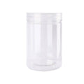 Wide Mouth Plastic Food Storage Containers, Pack of 50 - 8.5 cm Wide, 20 cm High