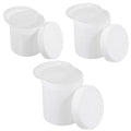Wide Mouth Plastic Jars with Screw Lids, Pack of 10 - 500 ml - view 3