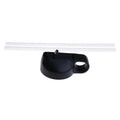 Wide Mouth Straw Lid Flip Cap for 18oz, 32oz and 40oz Water Bottles - Black - view 2