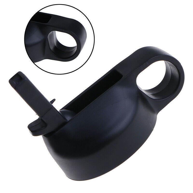 Wide Mouth Straw Lid Flip Cap for 18oz, 32oz and 40oz Water Bottles - Black - view 3