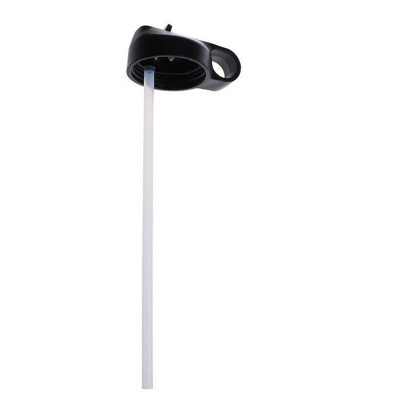 Wide Mouth Straw Lid Flip Cap for 18oz, 32oz and 40oz Water Bottles - Black - view 4