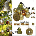 Wind Chimes 48 cm Alloy with Dragon and Phoenix Design