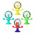 Windmill Cat Snack Dispenser Toy Slow Feeder Puzzle - Multicolour - view 3