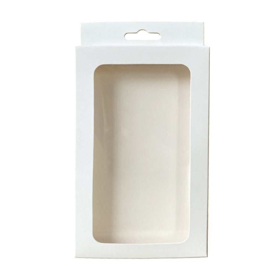 Window Gift Boxes with Hanging Tabs Pack of 50 - White