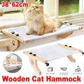 Window Hanging Cat Hammock Breathable Mesh Soft Washable for Cats Sunbathing - 62 x 38 cm
