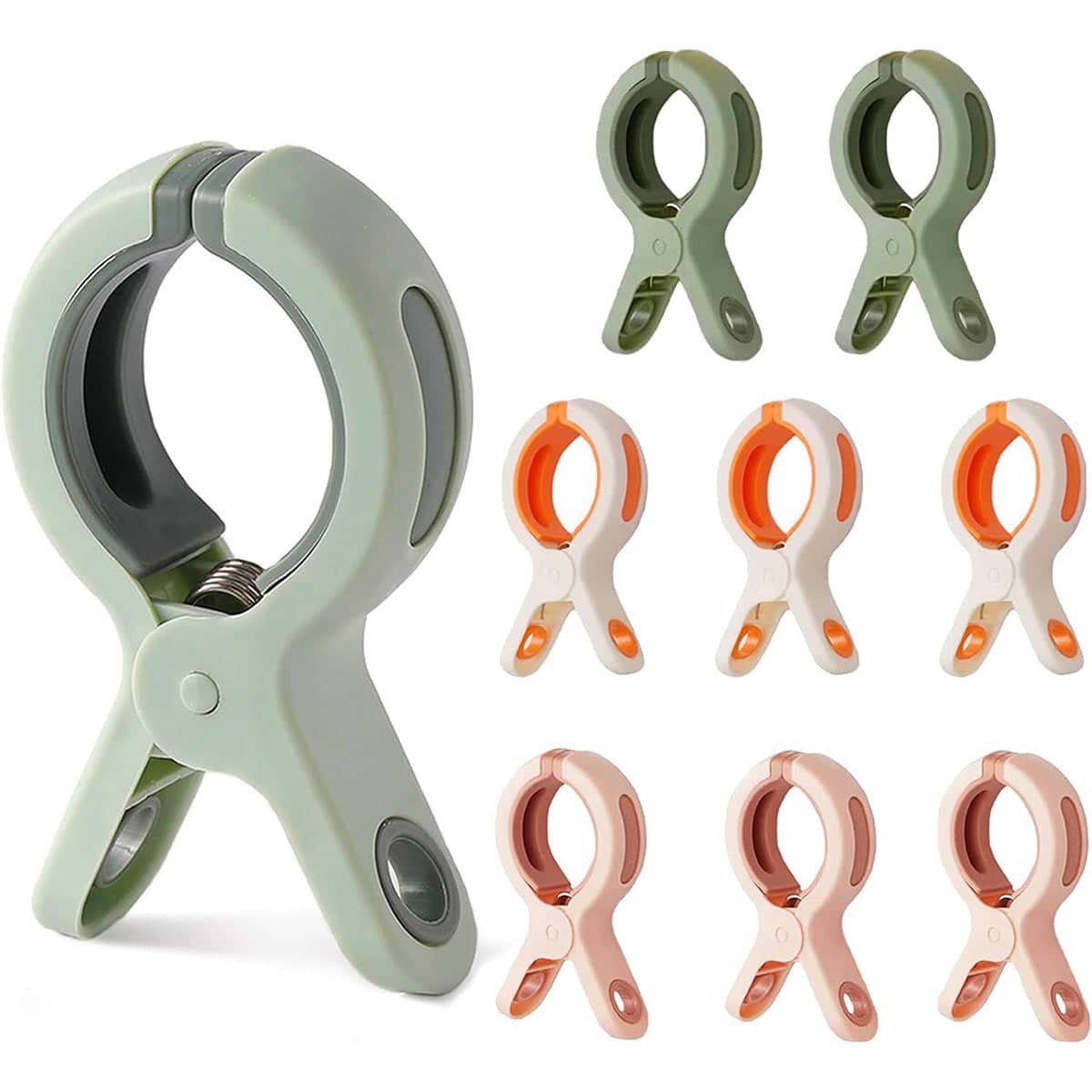 Windproof Laundry Clips for Quilts and Towels, Pack of 9 - view 2