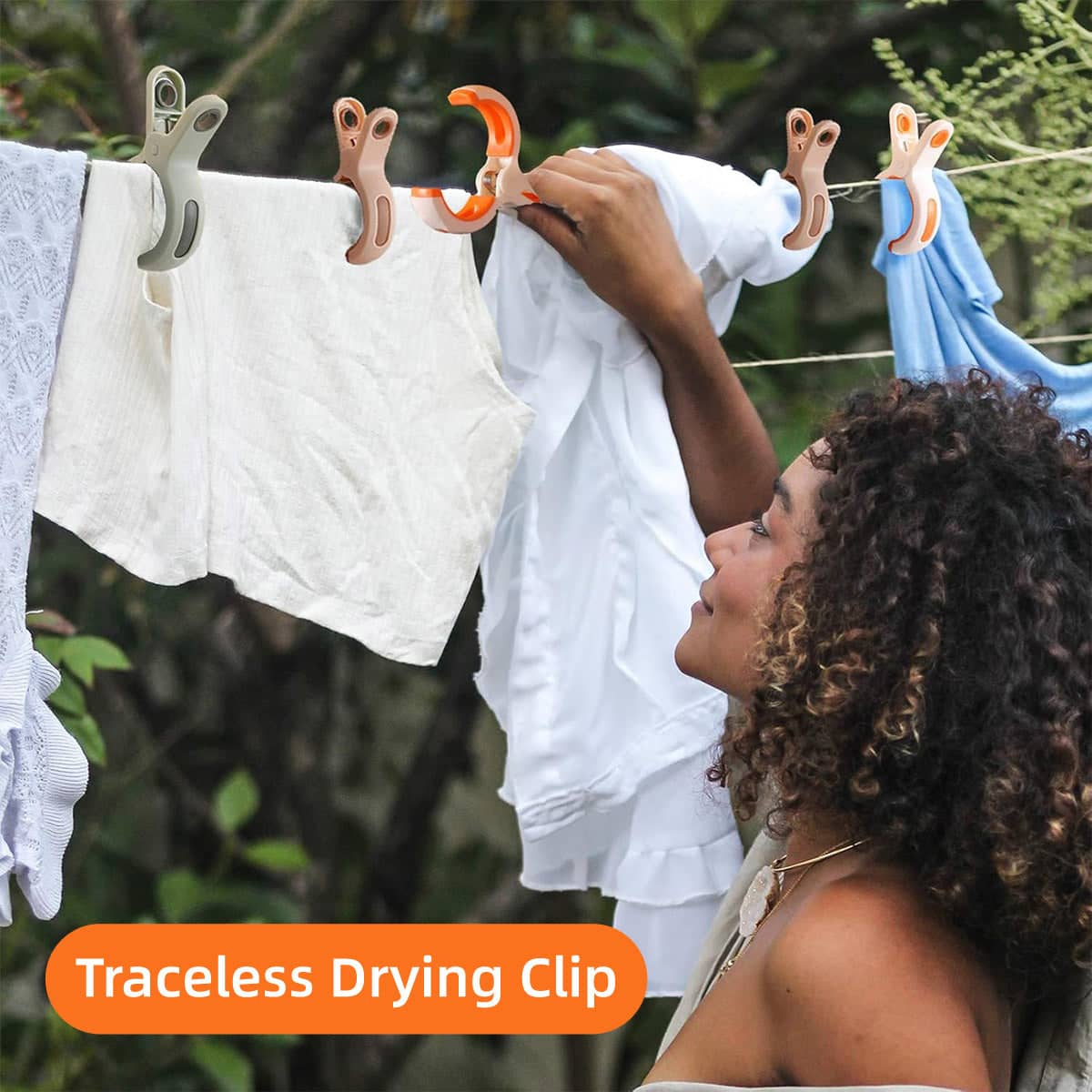 Windproof Laundry Clips for Quilts and Towels, Pack of 9 - view 4