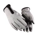 Windproof Touch Screen Thermal Gloves - Grey, Large (Palm Width 10 cm, Palm Circumference 18-20 cm)