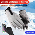 Windproof Touch Screen Thermal Gloves - Grey, Large (Palm Width 10 cm, Palm Circumference 18-20 cm) - view 2