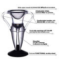Wine Aerator Decanter Clear Acrylic for Home Parties and Wine Tasting - view 4