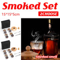Wine and Whiskey Smoker Kit with Wood Chips for Cocktails and Home Bar - Hexagon - view 2