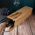 Wine Bottle Gift Bags with Handles, Pack of 10 - Brown Kraft - view 5