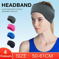 Winter Fleece Ear Warmer Sports Headband - Black - view 2
