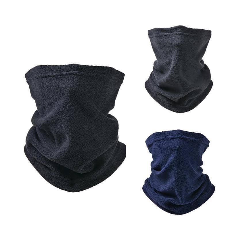 Winter Fleece Neck Warmer, 3-In-1 Snood, Scarf and Beanie - Dark Grey - view 3