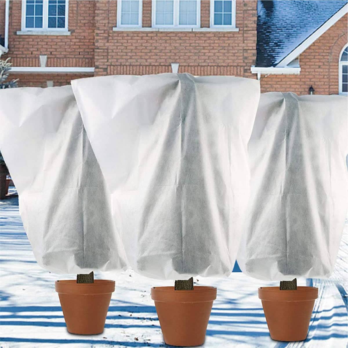 Winter Frost Proof Non-Woven Plant Cover - 100 x 120 cm - view 5