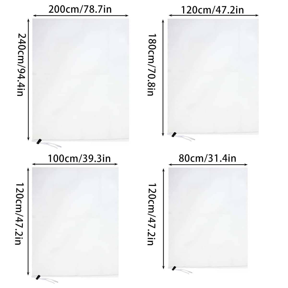 Winter Frost Proof Non-Woven Plant Cover - 200 x 240 cm - view 4