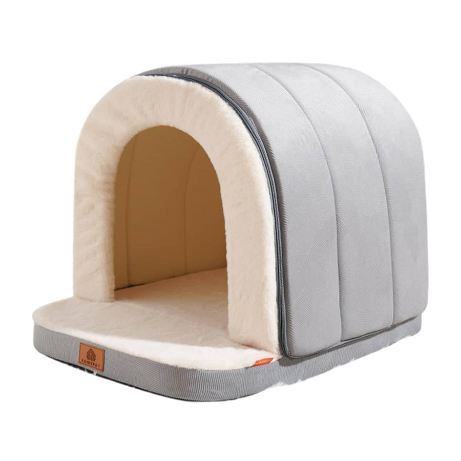 Winter Warm Pet Nest for Cats and Dogs, Three Sided Surround - Size M (60 x 46 x 50 cm)