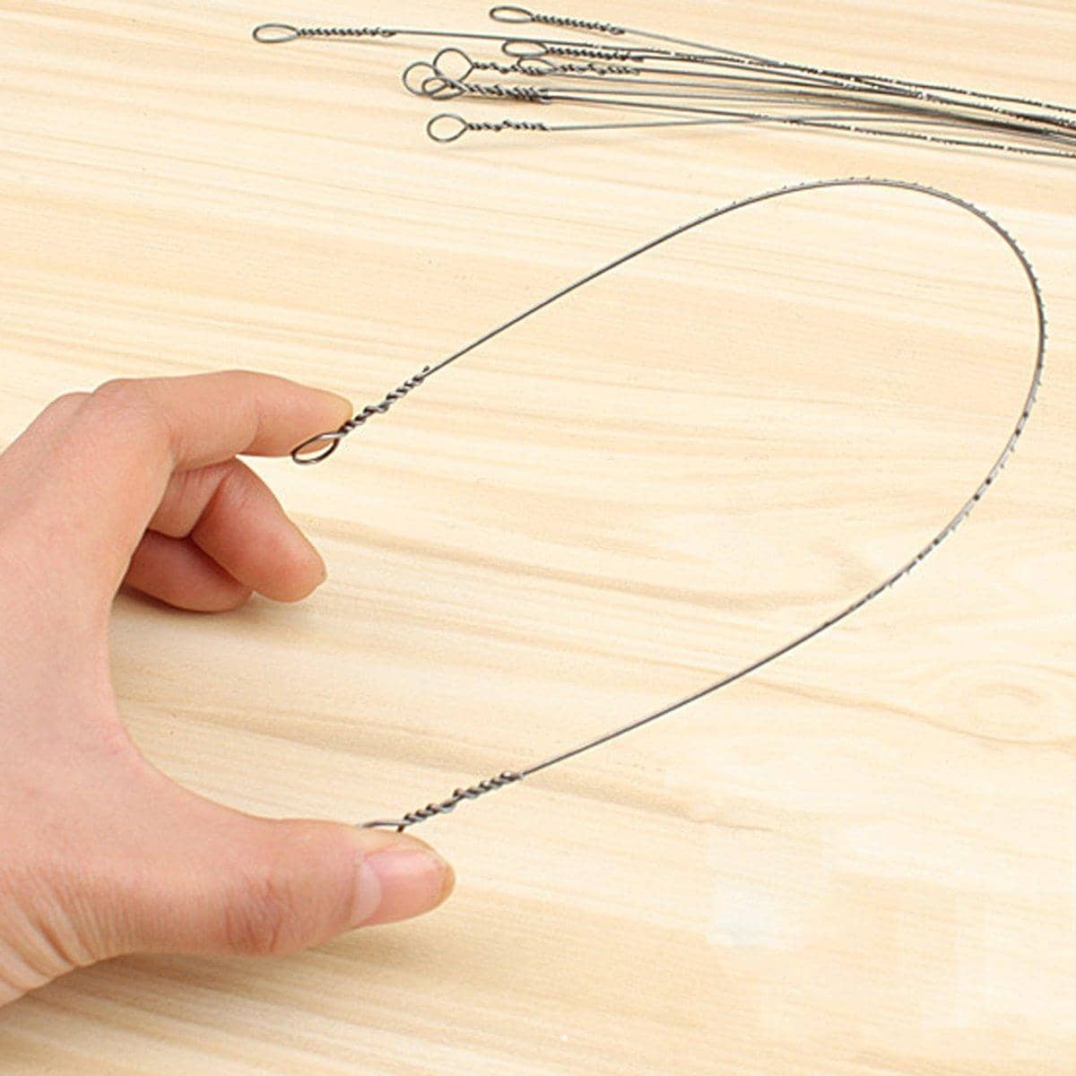 Wire Cutting Blades for Woodworking, Pack of 50 - Stretch Steel Fine Tooth, 300mm - view 5